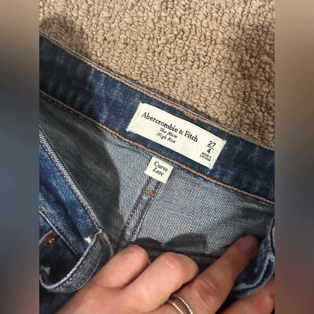 High rise mom jeans